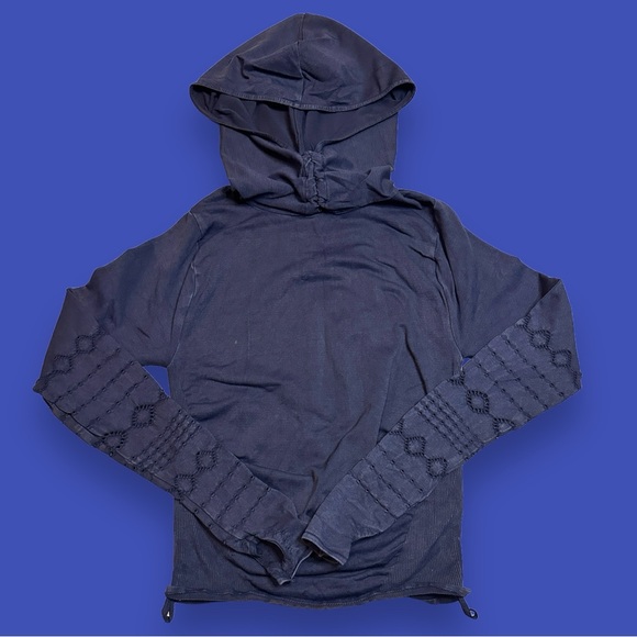 EUC Free People Movement Good Karma Hoodie in Washed Black. Size XS/S 🧘🏽♀️ - Picture 4 of 14